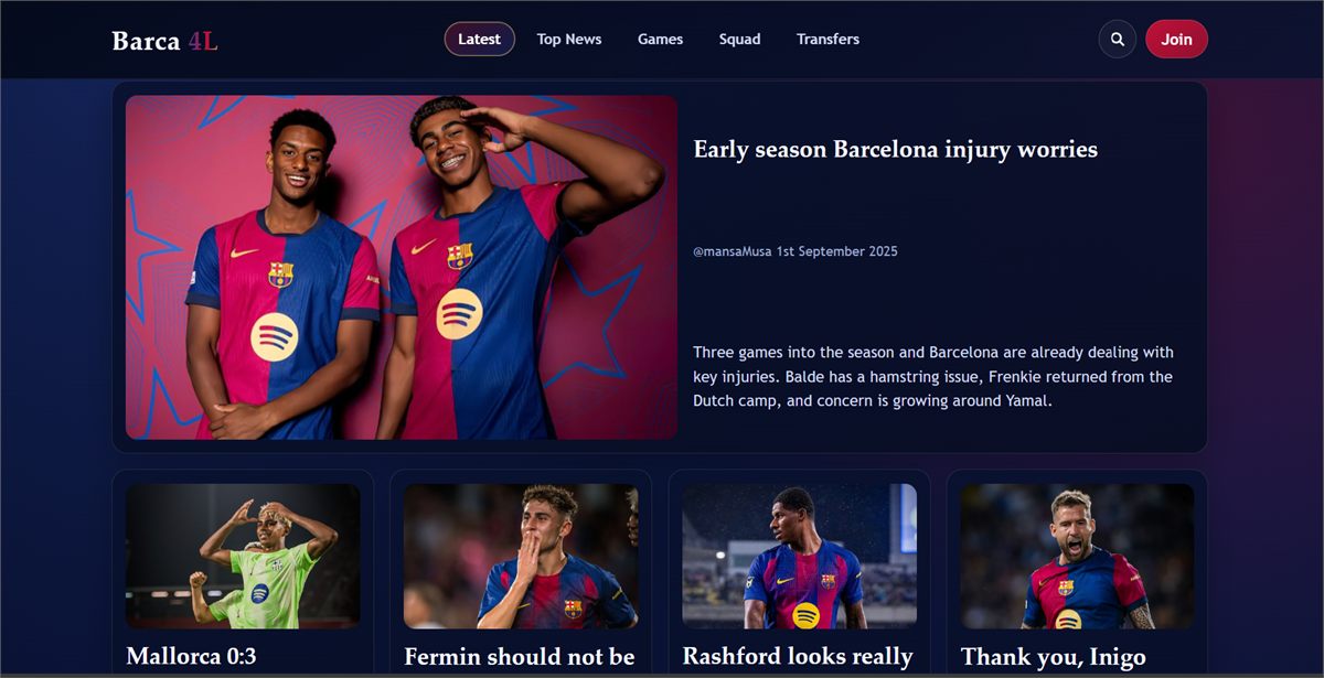 Barca4L football blog preview